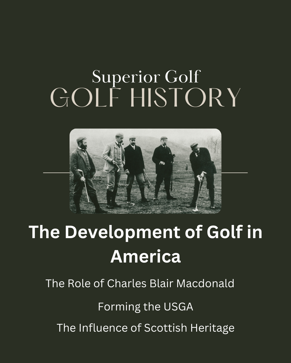 The Development of Golf in America