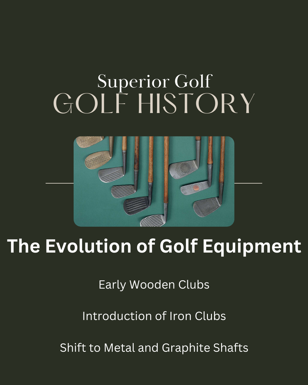 The Evolution of Golf Equipment