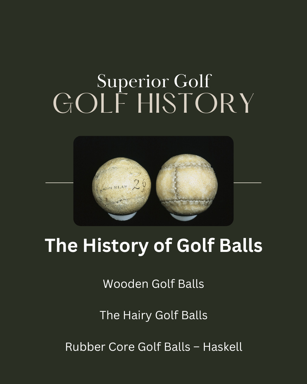 The History of Golf Balls