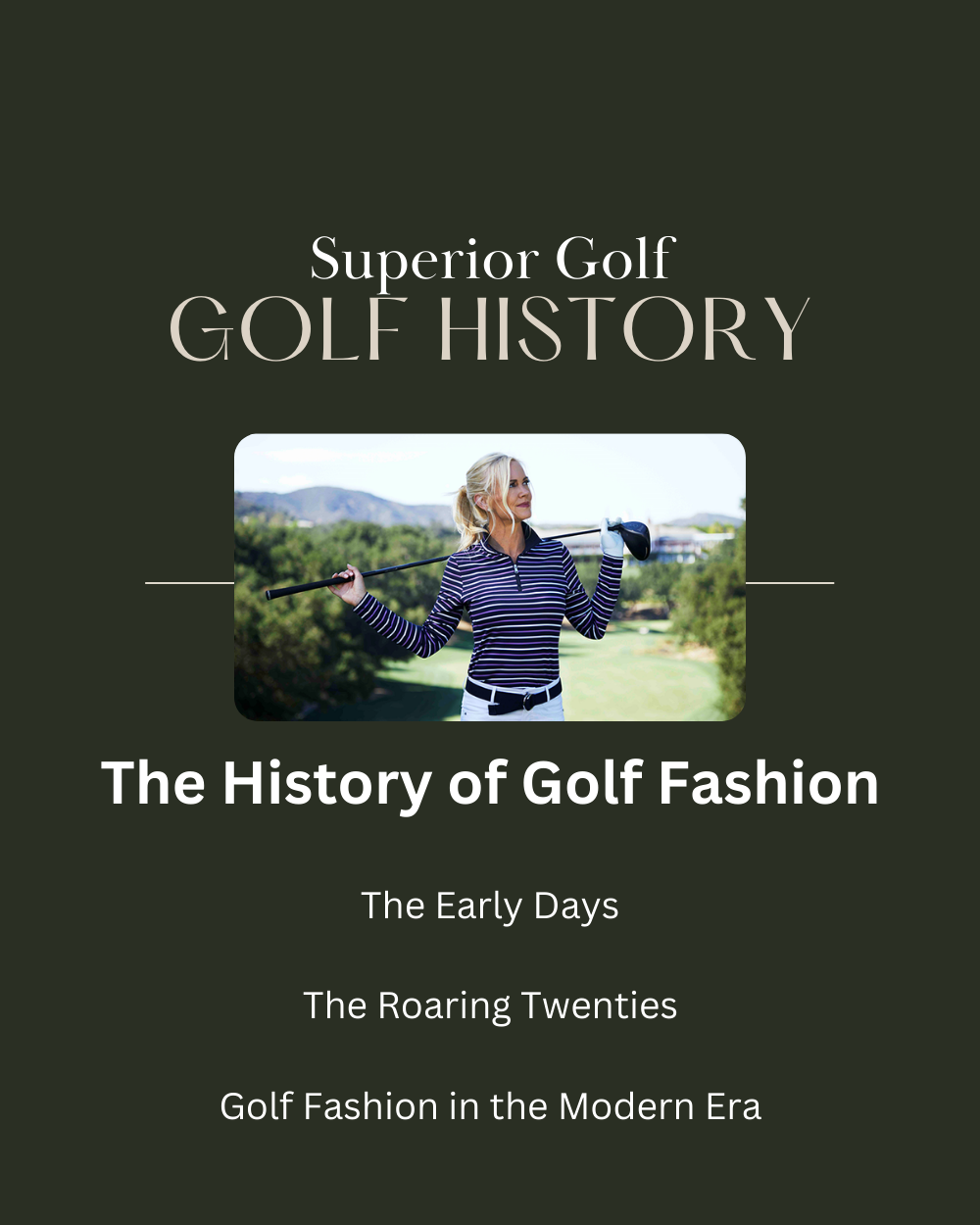 The History of Golf Fashion