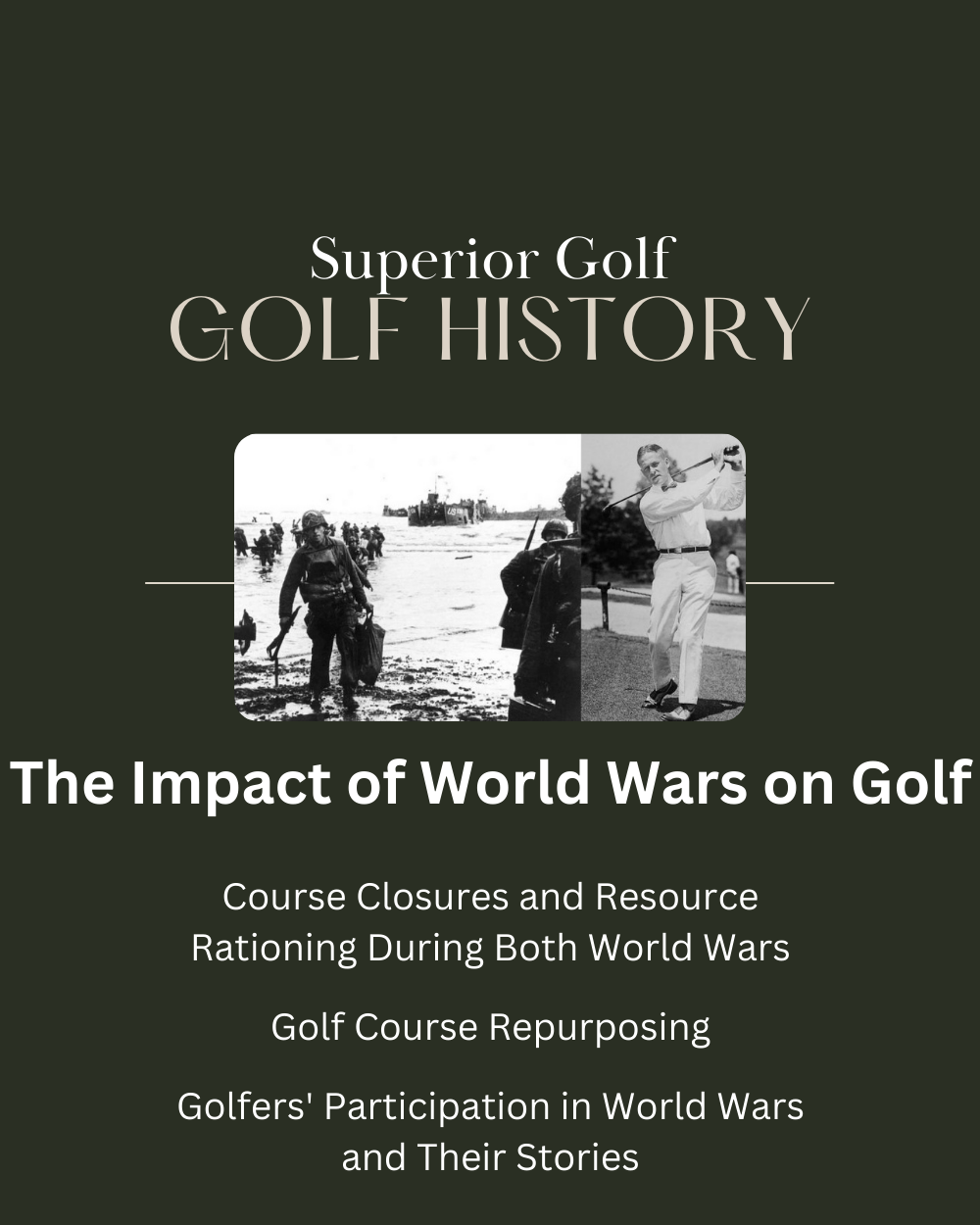 The Impact of World Wars on Golf