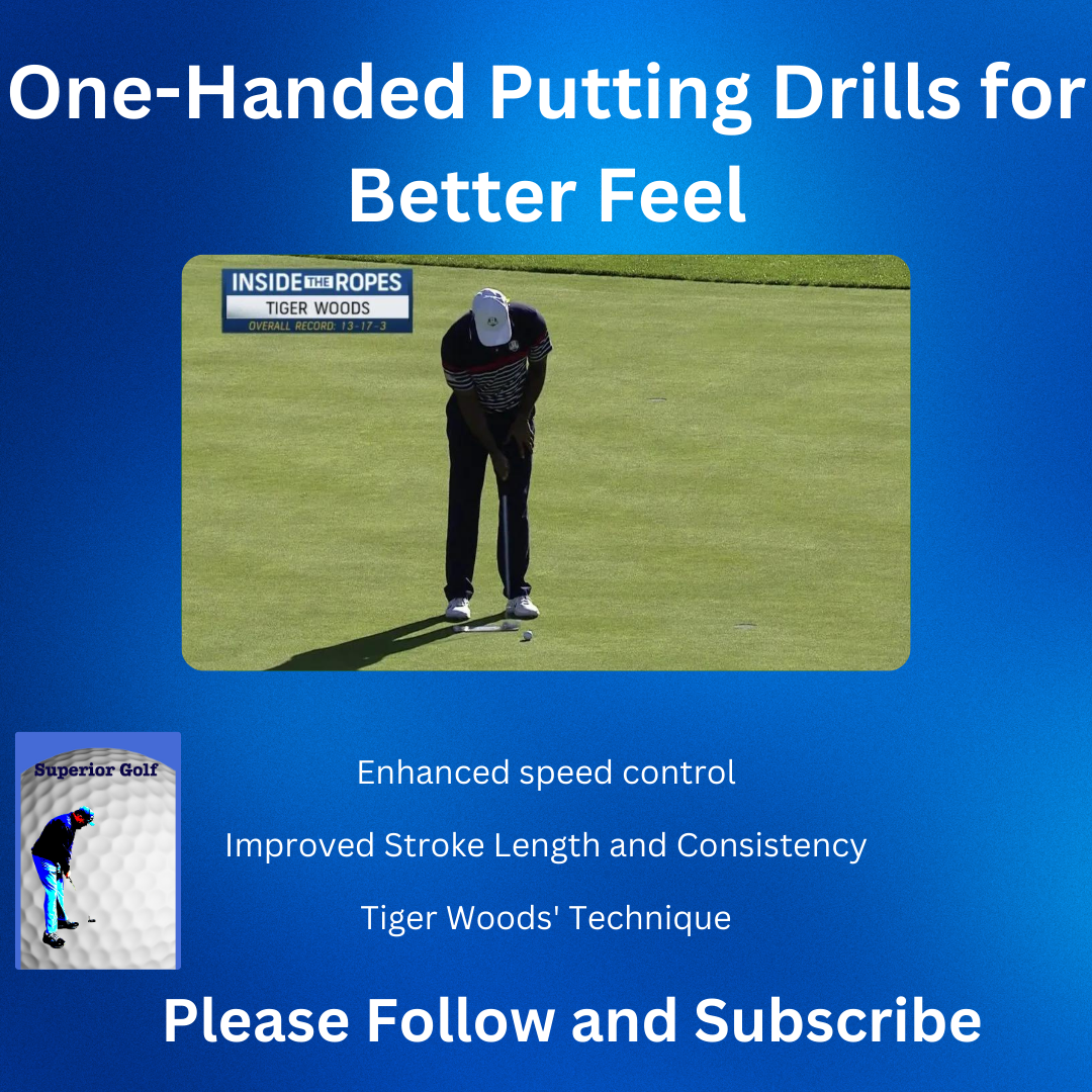 One-Handed Putting Drills for Better Feel